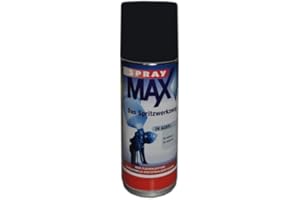 Spray Max 2K Decklack Hochglanz RAL 9005 400 ml 6809005