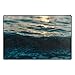 Produktbild Area Rugs 24 x 16 inch Modern Soft Non-Slip Floor Mats Water Waves Ripples Reflection Swim Blue Sun Doormat Carpet for Home Area Rugs