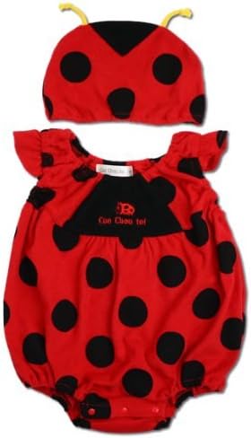 Kigurumi Kigurumi [hat with ladybug romper costume] 80cm baby costume (japan import)