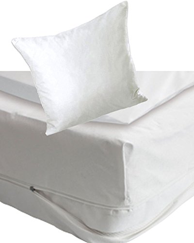 STODOMED EVOLON Kopfkissenschoner für Hausstaubmilben Allergiker Encasing Milbenkotdicht 80 x 80 cm atmungsaktiv Faserstruktur aus Mikrofilamenten - 3