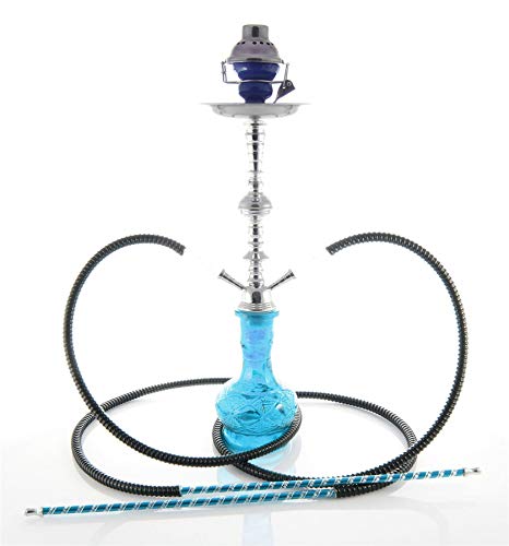 2 Manguera 56 cm Hookah Shisha Narguile agua tubo vidrio fumar venta H-0559