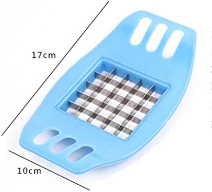 ZAMAC-Creative home kitchenware cutlery making chips French fries potato cutters.(Blue)