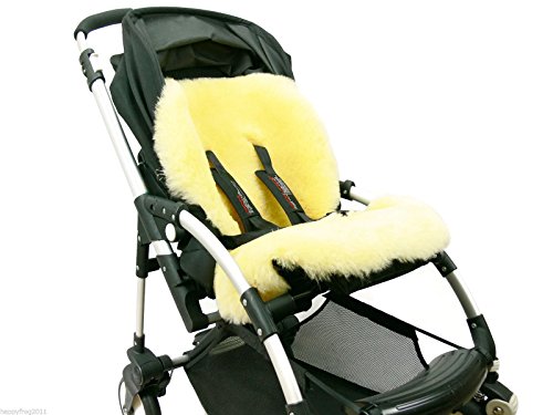 Relugan SHEEPSKIN Buggy Pushchair Pram Carseat Liner Mat 100%Natural Eco Shape 3