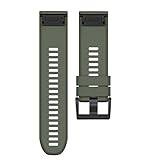 für Garmin Approach S60 Smartwatch,Hunpta Weiche Silikonband Ersatz Uhrenarmband Smart Watch Armbanduhr (Army Green)
