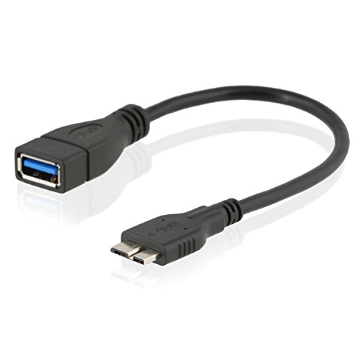 Wicked Chili USB-A Adapter Kabel für microUSB 3.0 OTG Handy & Tablet z.B. Samsung S5, Samsung Note 3, NotePRO 12.2 (Host für Cardreader, Tastatur, Maus) - 4