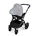 Ickle Bubba Stomp V2 All-in-One Travel System, Silver on Black