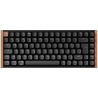 Keychron K2 HE إصدار خاص أسود 75% Gateron Magnetic Nebula Magnetic Switch Hall Effect RGB Wireless Hotswap النطاق الميكانيكي