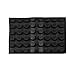 Produktbild Kautschukkleber Mini-Auflagen für Heim Tabelle Boden 12mm x 5mm Schwarz