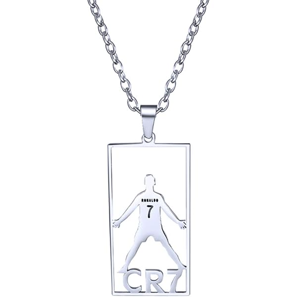Soccer Football Pendant Necklace - 18" Silver Tone Chain With Ball Charm - Sports Jewelry For Men, Boys, Kids - Made In UK
