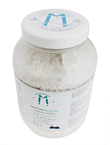 Magnesium Flakes Zechstein MAGNOLEUM 2kg als Magnesium Fussbad-Zusatz oder für Magnesiumbad – Magnesiumchlorid Hexahydrat – Magnesium Flocken – Magnesium-Badekristalle-Badesalz – Magnesiumflakes aus dem Zechsteinmeer - 3