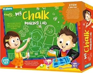 Purvi STEM Learner | My Chalk Making Lab Learning & Educational DIY Activity Toy Kit, for Ages 6+ of Boys and Girls