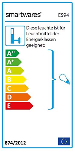 Smartwares Wandlaterne mit Bewegungssensor, schwarz ES94_SW - 2