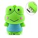 Produktbild chuyi Cute und hübsche Tier Frosch geformt USB 2.0 Flash Drive freundlich wirkenden Stick Memory Stick Datenspeicher Pen Drive Neuheit Stick mit Schlüssel Ring Geschenk grün grün 16 GB