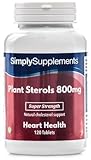 Plant Sterols 800mg | 120 Tablets = 4 Month Supply | Potent One-a-Day Formula | Proven to Naturally Lower Cholesterol | Manufactured in The UK