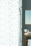 Spirella 10.10418 Duschvorhang Rania White, textil B x H: 180 cm x 200 cm