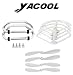 Produktbild Yacool® Cheerson Cx-20 Quadcopter Ersatzteile(4ST Propeller/2ST Landung Schleudern mit Schrauben/4ST Schutz Frames)