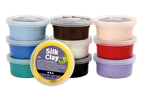 Silk Clay Basicset I, 10 x 40 g Dose
