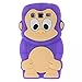 Produktbild SKS Distribution® lila Unverschämter AFFE Monkey für Samsung Galaxy Grand 2 G7102 / G7106 Silikonhülle Shell Beschützer Handy Smartphone Zubehör