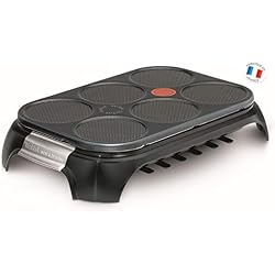 Tefal PY558813 Crêpière Inox & Design 6 crêpes