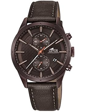 Lotus Herren-Armbanduhr Analog Quarz Leder 18316/1