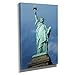 Produktbild Freiheitsstatue - Kunstdruck auf Leinwand (40x60 cm) zum Verschönern Ihrer Wohnung. Verschiedene Formate auf Echtholzrahmen. Höchste Qualität.