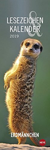 Erdmännchen Lesezeichen & Kalender - Kalender 2019