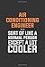 Produktbild Air Conditioning Engineer, Sort Of Like A Normal Person Except A Lot Cooler: Inspirational life quote blank lined Notebook 6x9 matte finish