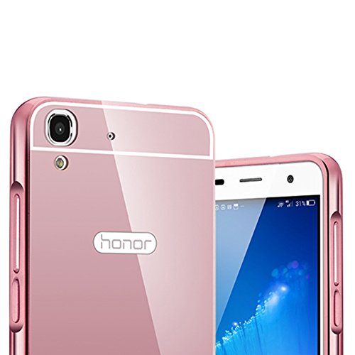 Funda Espejo Aluminio Metal Carcasa para Huawei Y6 II   Honor 5A 5 5  Color Rosado  no para Huawei Y6  reviews Funda Espejo Aluminio Metal Carcasa para Huawei Y6 II   Honor 5A 5 5  Color Rosado  no para Huawei Y6