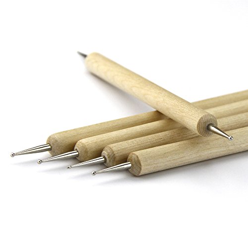 15x UV-Gel Nagel Pinsel Nagel Art Nail Art Brush + 5x Dotting Pinsel+ Etuie - 2