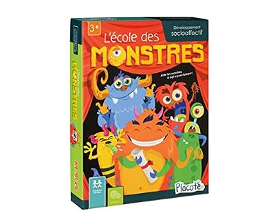 Placote- L'École des Monstres Jeu éducatif 3 à 6 Ans, PLA21