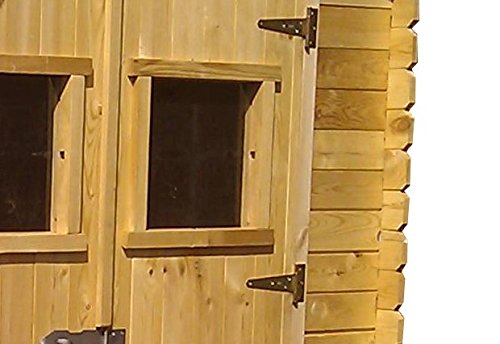 Blockbohlen Gartenhaus 19 mm Hannover – L180 x B180 - 7