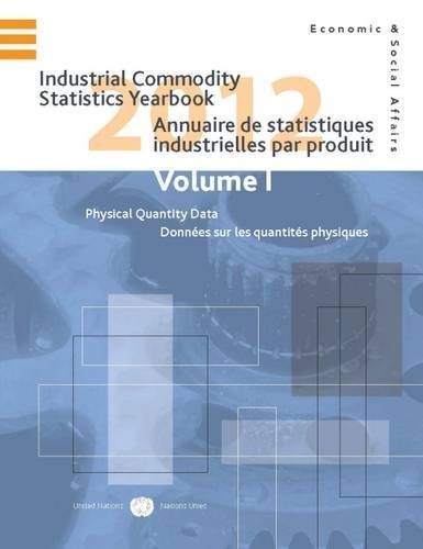 Industrial Commodity Statistics Yearbook 2012: Physical Quantity Data (Volume I) and Monetary Value Data (Volume II) (Industrial Statistics (Ser. P)) by Department of Economic and Social Affairs United Nations (2015-09-30)