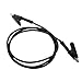 Produktbild Bloomgreen Co. 39" Insulated Test Cable Doppelkrokodilklemmen Schwarz Ended