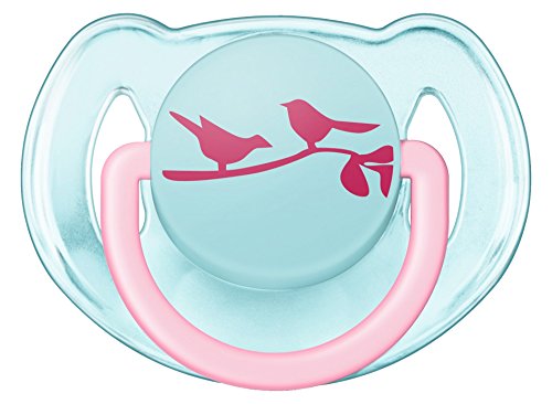 Philips Avent SCF172/15 Succhietto Decorati Fiorellino, senza BPA, per 6-18 Mesi