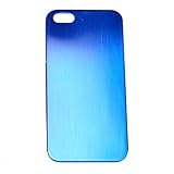 Aluminium Case für iPhone 5, Auswahl Gravur:Mit Gravur;Farbe:Blau