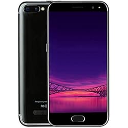 Skryo 5.0 pulgadas de doble cámara HD Android 6.0 1G + 4G GPS 3G Llamada Teléfono (Black)