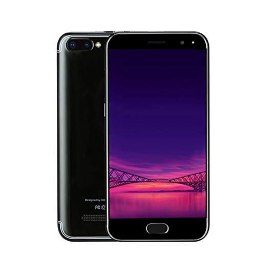 Skryo 5.0 pulgadas de doble cámara HD Android 6.0 1G + 4G GPS 3G Llamada Teléfono (Black)