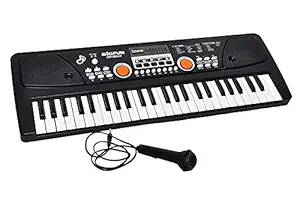 EAGLESKY 49 Key Piano Keyboard Toy for Kids dc Power Option+Recording Microphone Multi Colour Keys with USB Charging Big Fun Electronics Keyboard Kids 530A1 Medium Size Easy to Use Dc Power (49 Key)