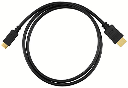 mumbi Micro HDMI Kabel 1080p – vergoldete Kontakte – HDMI Mikro Type D High Speed Kabel HDMI 1.4 / Verbindungskabel 1 Meter - 2