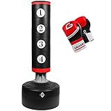 Gallant Target Free Standing Boxing Punch Bag Heavy Duty Training Punching Kick Martial Arts Gloves