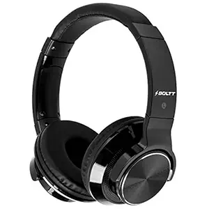 Fire-Boltt Blast 1300 On-Ear Metal Finish Wireless Bluetooth Over The Ear Headphone, 18-Hour Playtime with in-Built Mic, 40mm Driver with HD Sound, Deep Bass & Ultra-Soft Ear Cushions (Black)