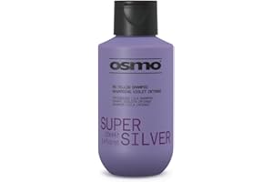 OSMO Super Silver Shampoo | Violet Pigment | No Yellow or Brass | Purple Toning for Ashy Results | Vegan. 100ml