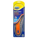 Entlastung für Füße und Beine: Das Gelkissen der Scholl GelActiv Technologie sorgt für bis zu 12 Stunden Stoßdämpfung und bietet den ganzen Tag Komfort in Arbeitsschuhen und -stiefeln