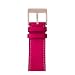 Produktbild Roobaya Sauvage Leder Armband für Apple Watch: Echtleder Wechselarmband mit farblich abgestimmten Adaptern, für Series 1, 2, 3 (42 - Serie 3 Gold, Pink)