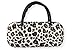 Produktbild Brillenetui Damen wie kleine Handtasche samtige Oberfläche wie Fell - auch innen Leopard