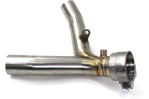 DOMINATOR EXHAUST SYSTEM GSXR 1000 K7 K8 Tubo de eliminación de catalizador, Decatalizador, No-Kat, Mid Pipe INOX DE-Cat DECAT Dominator Exhaust 2007 2008