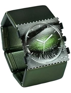S.T.A.M.P.S. Stamps Uhr KOMPLETT - Zifferblatt Soft Dreams auf Belta Metallic Green