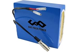 UPPCYCLE Batteria per bici elettrica da 20 Ah - Pacco batteria agli ioni di litio per E-scooter da bicicletta da 1000 W / 750 W / 500 W (36 V 48 V 52 V) (36V 20Ah 500W 350W 200W)