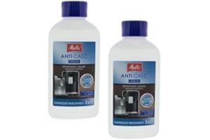 UINCLU Melitta Descaler Liquid for Auto Coffee Machines, 2 x 250ml Odour Neutral