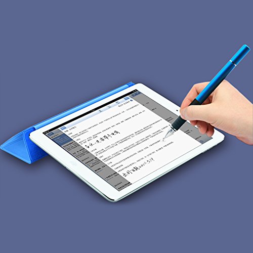 HuntGold Doppel Spitze Stoff + Feine Runde Dünne Spitze Kapazitiv Touchscreen Eingabestift Blau - 7